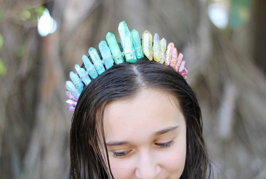 Why Everyone Should Have a Rainbow Quartz Crystal Tiara