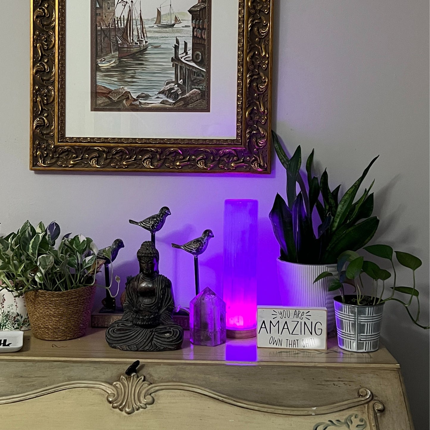 Large Selenite Tower – For Cleansing, Calm, and Radiant Light