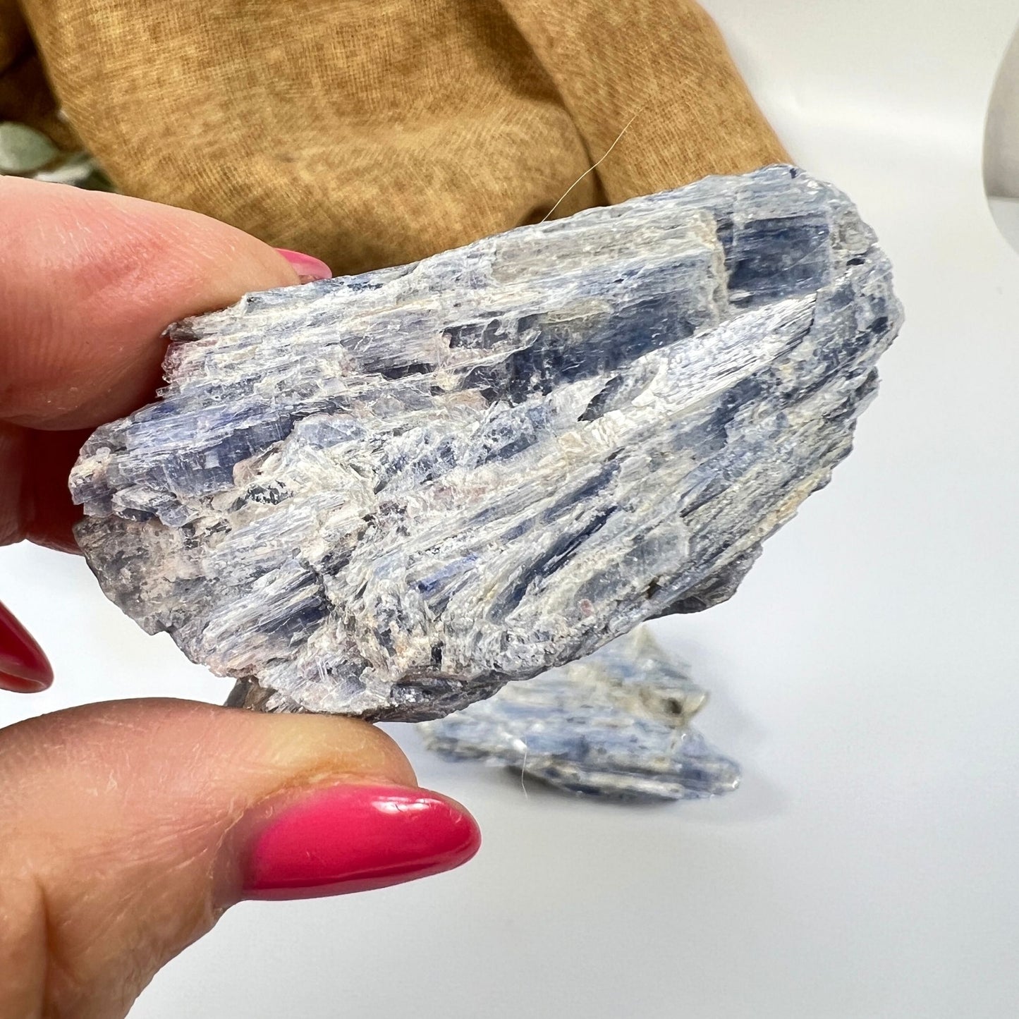 Raw Blue Kyanite with Mica & Quartz – Crystal for Alignment & Insight