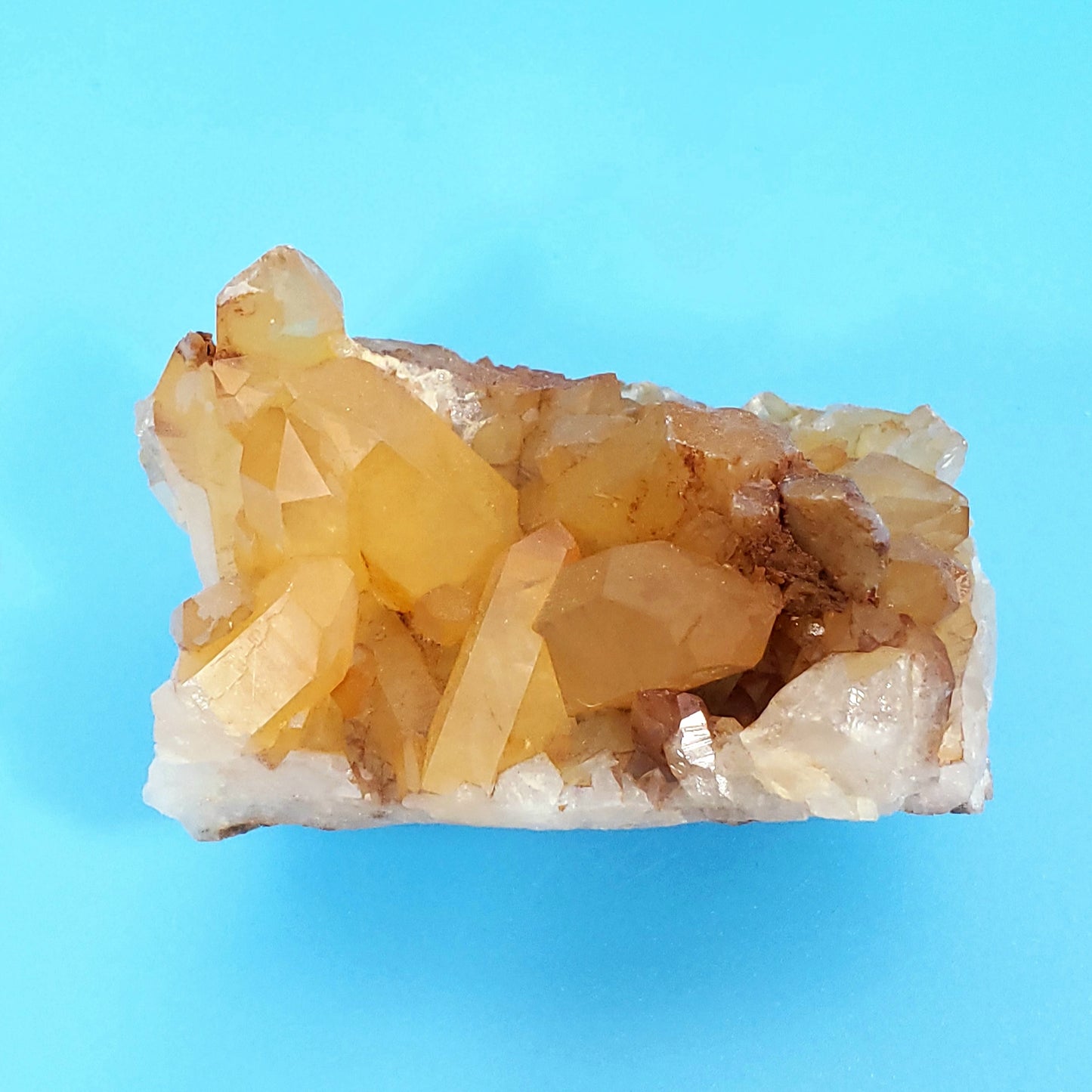 Tangerine Quartz Cluster - 1
