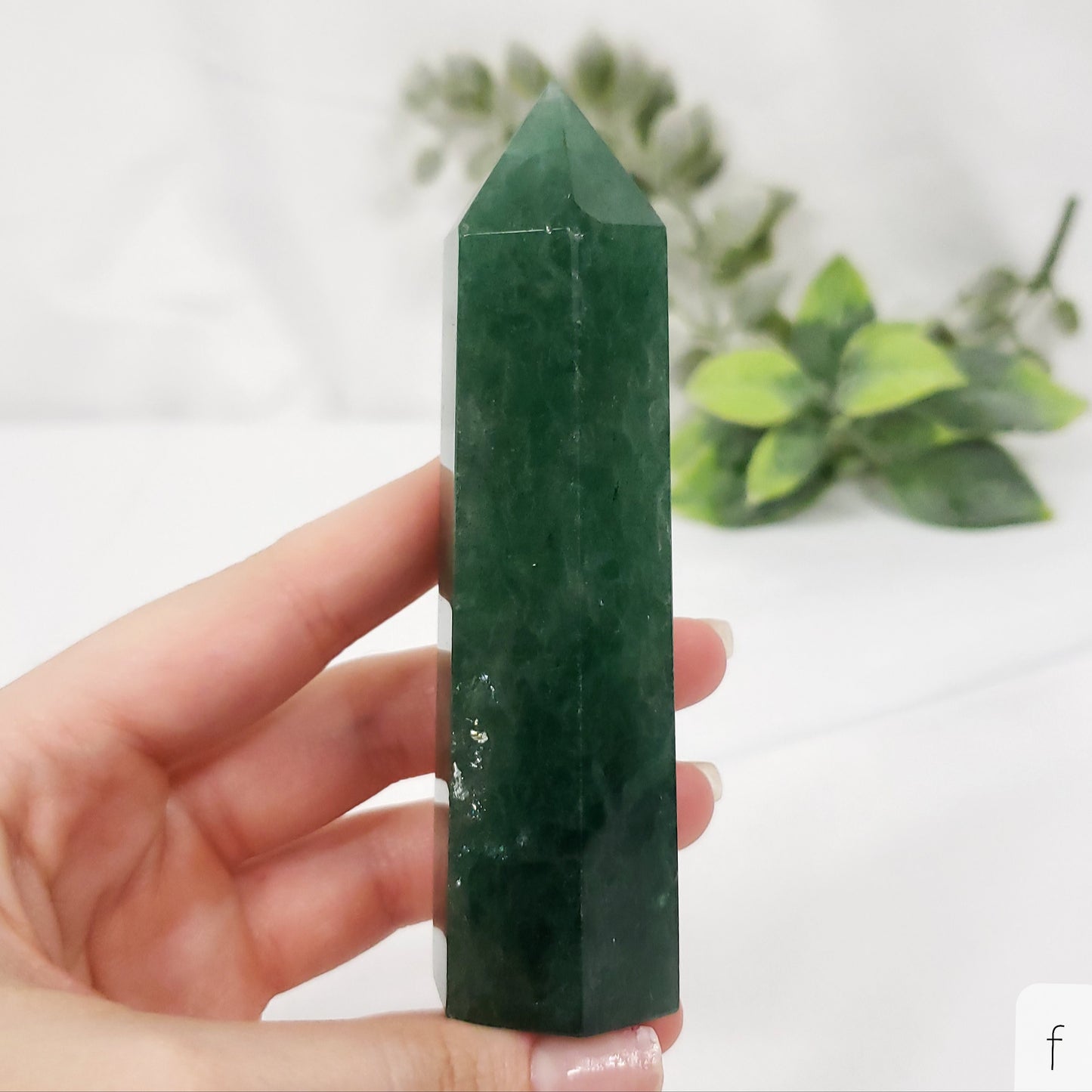 Green Strawberry Quartz Points – Love, Gratitude & Gentle Energy