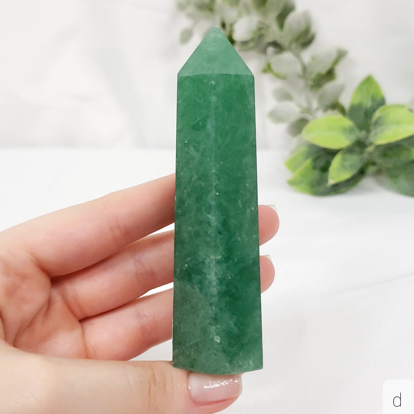 Green Strawberry Quartz Points – Love, Gratitude & Gentle Energy