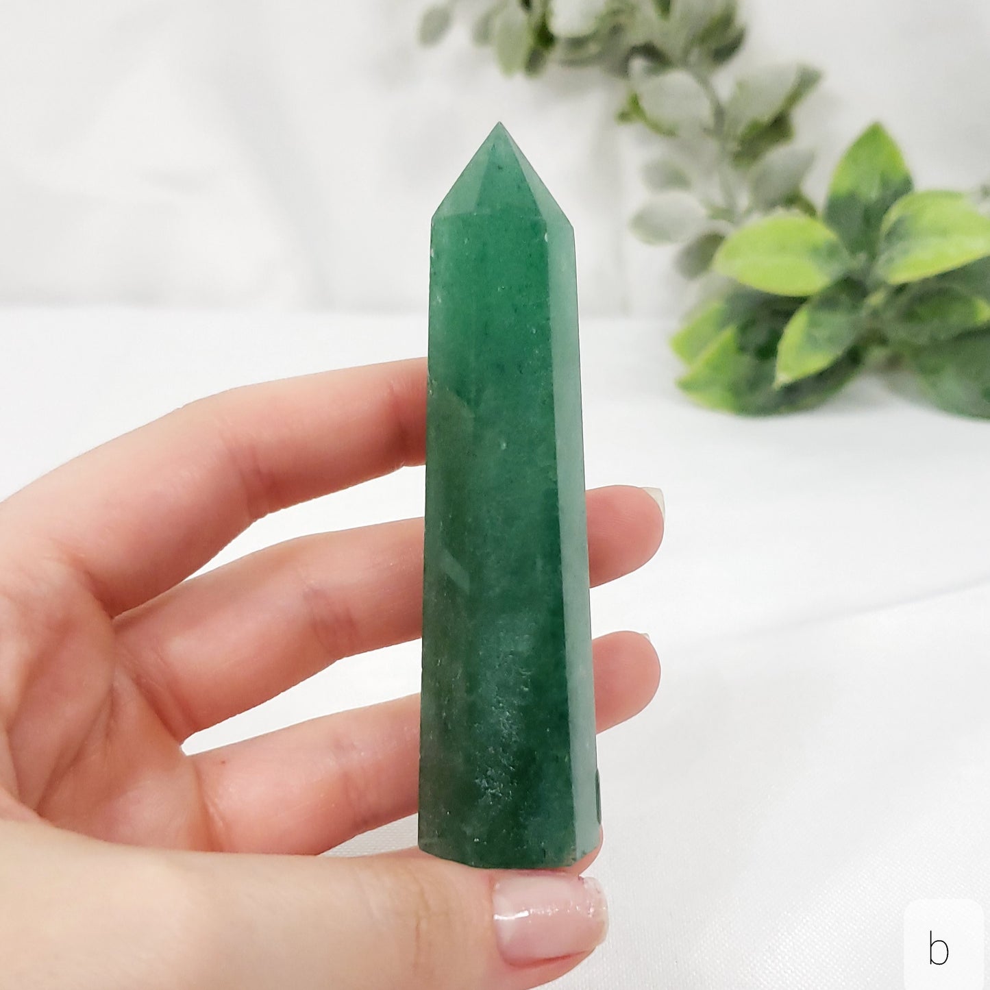 Green Strawberry Quartz Points – Love, Gratitude & Gentle Energy