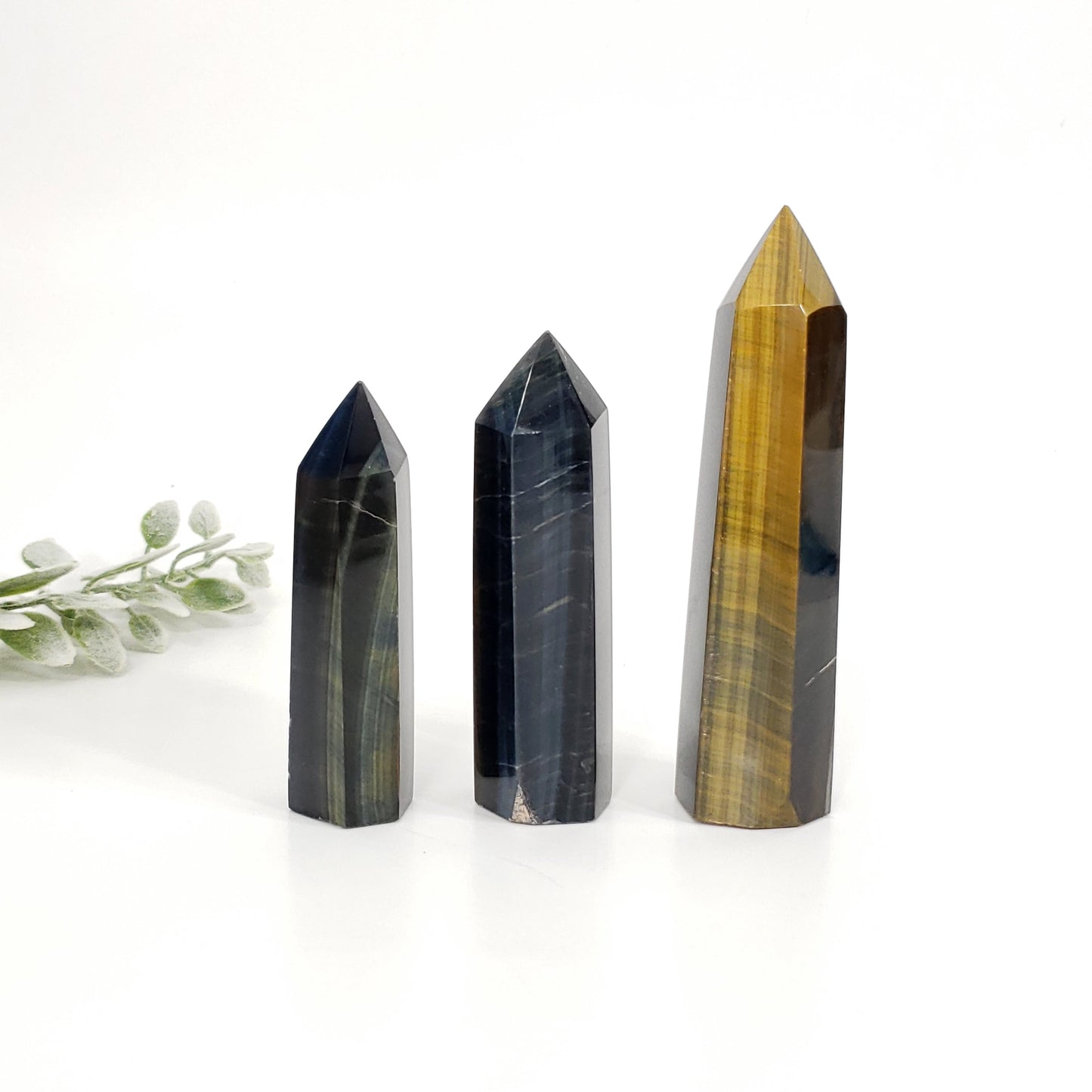 Blue Tiger Eye Point – Focus, Protection & Inner Strength
