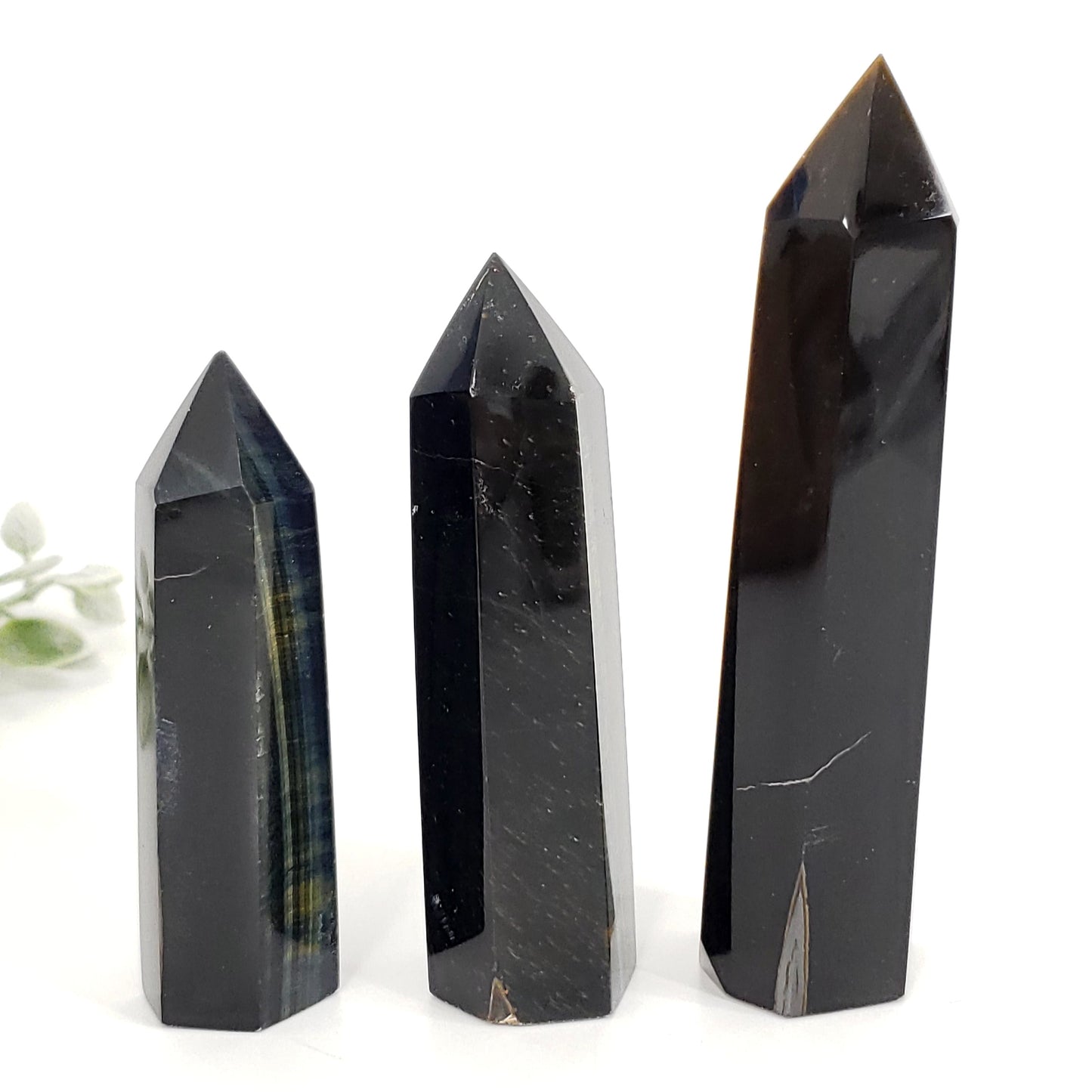 Blue Tiger Eye Point – Focus, Protection & Inner Strength