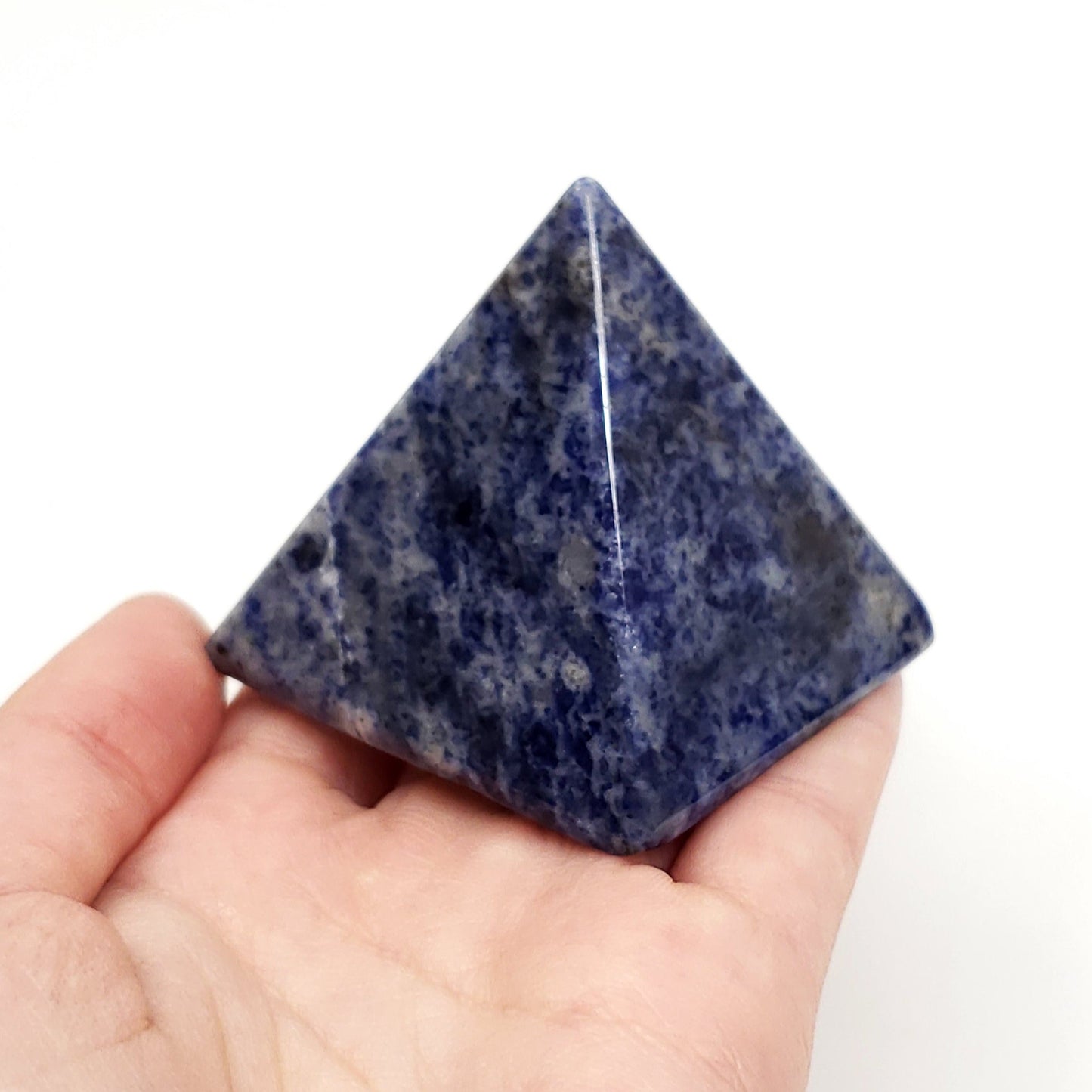 Sodalite Crystal Pyramid