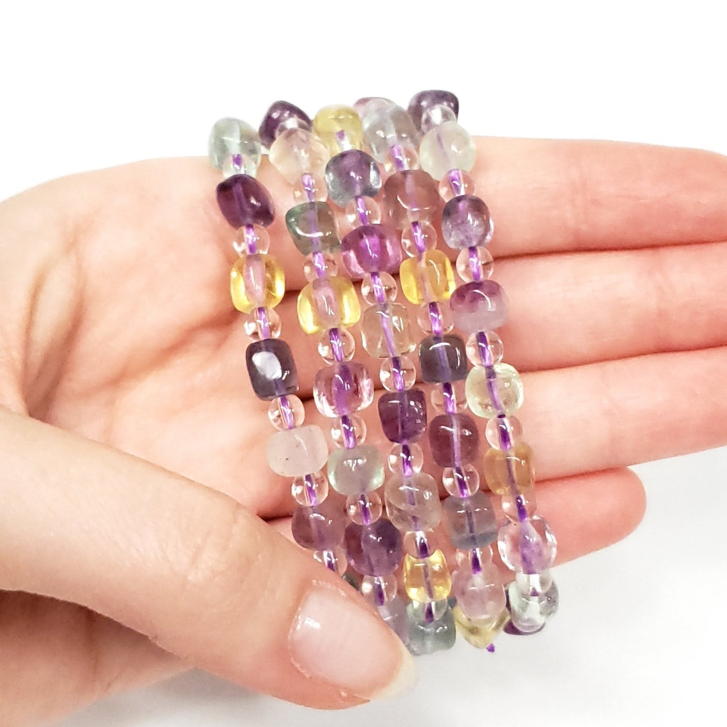 Rainbow Fluorite Bracelet – Clarity, Balance and Gentle Energy Flow