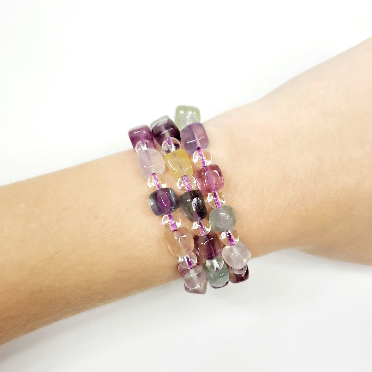 Rainbow Fluorite Bracelet – Clarity, Balance and Gentle Energy Flow