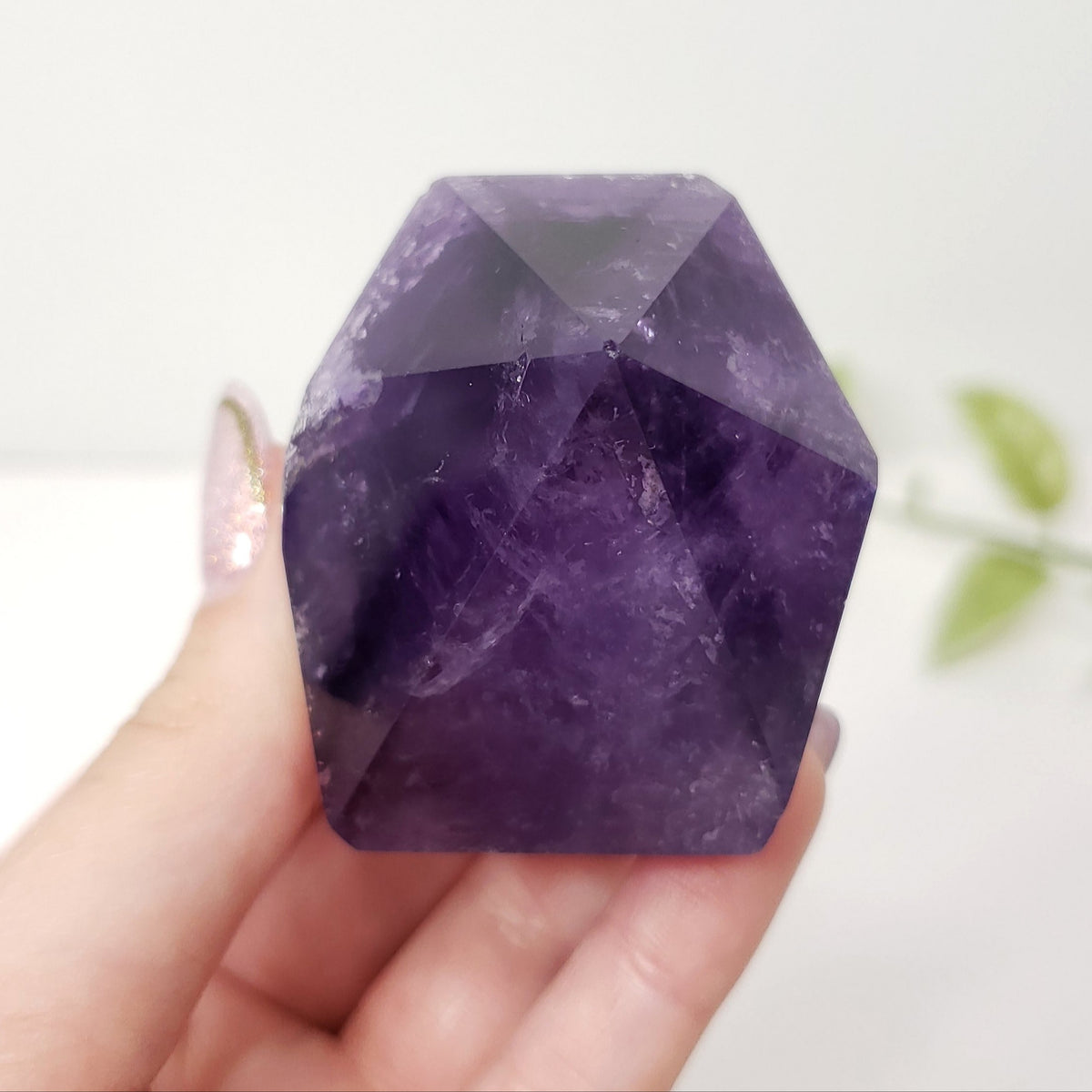 Premium Amethyst Point | Deep Purple Crystal for Calm & Clarity