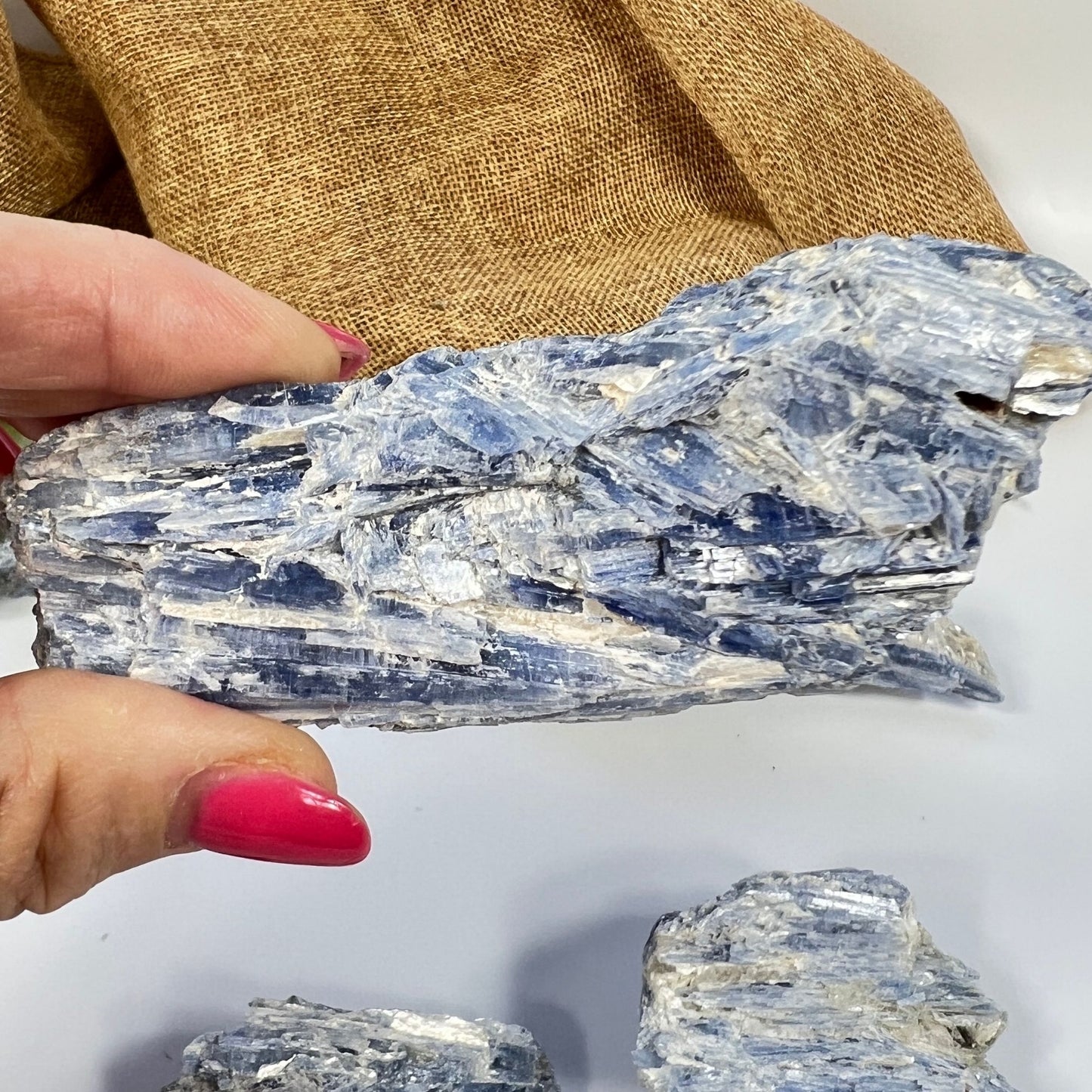 Raw Blue Kyanite with Mica & Quartz – Crystal for Alignment & Insight