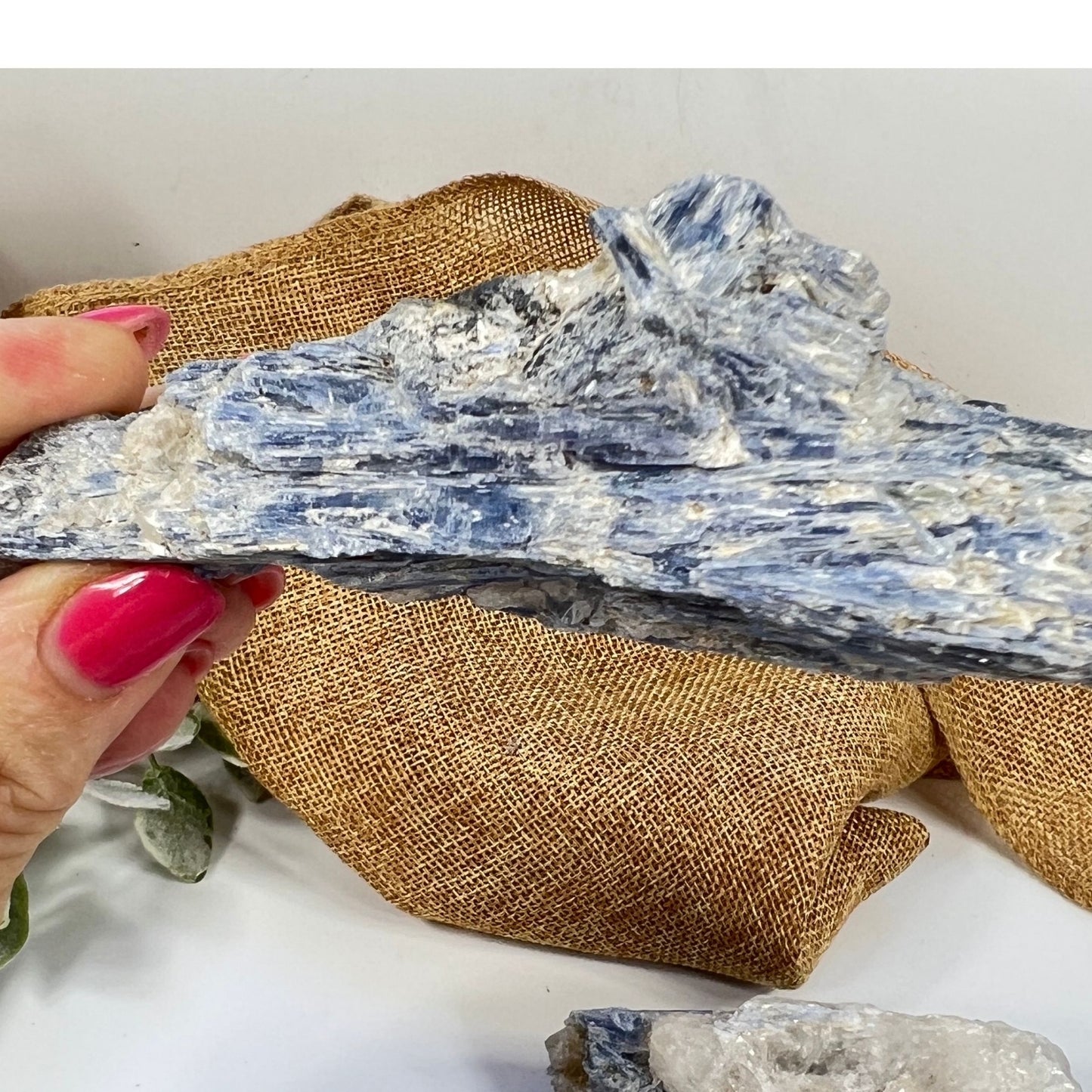 Raw Blue Kyanite with Mica & Quartz – Crystal for Alignment & Insight
