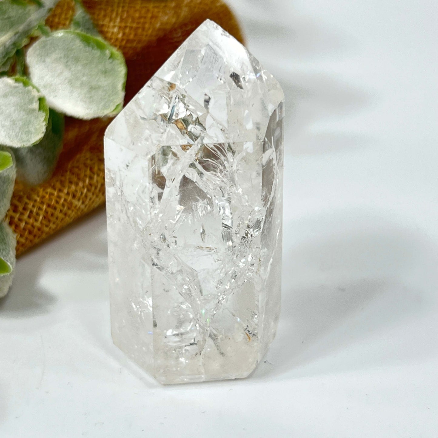 Rainbow Clear Quartz Point – Illumination, Focus & Elevated Energy