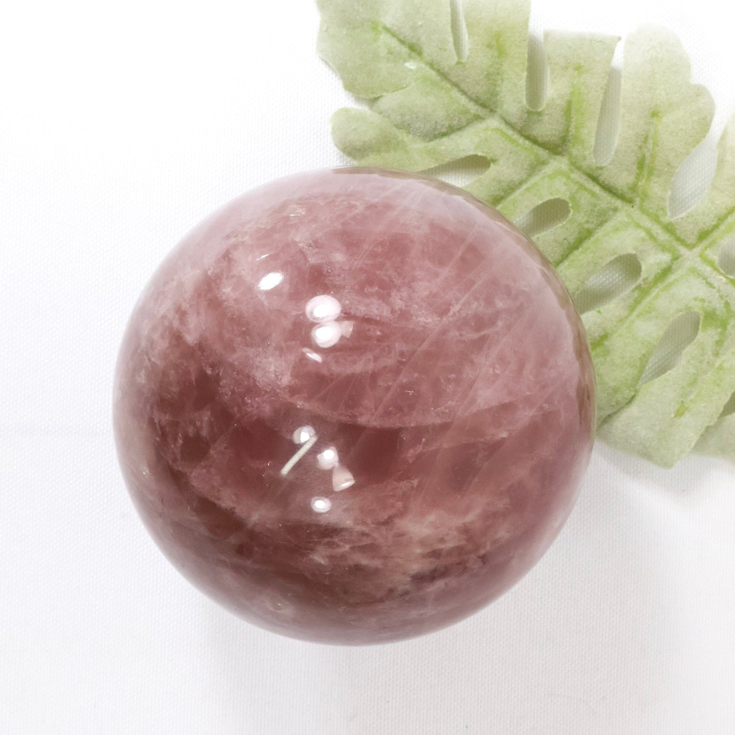 Purple Rose Quartz 80mm Sphere