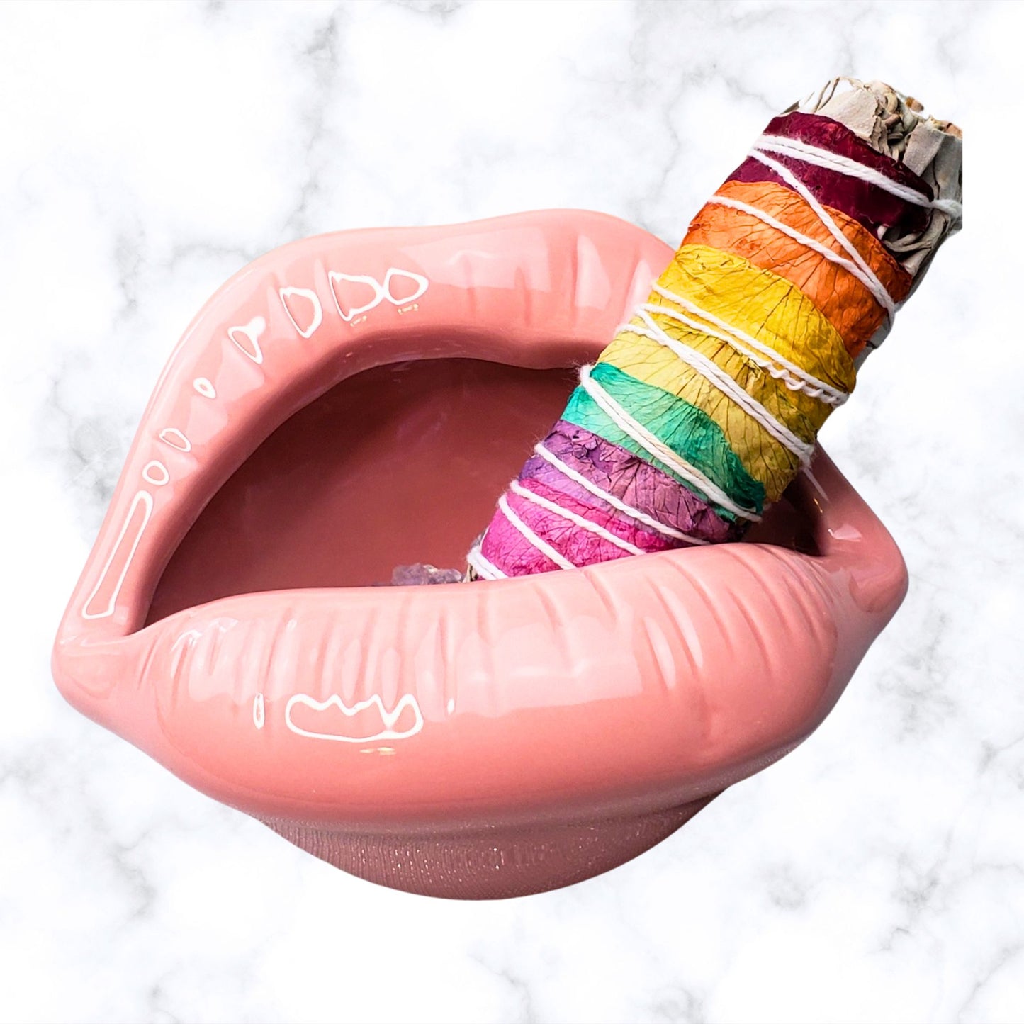 Sexy Lips Ceramic Bowl for Sage, Cyrstals and other Keepsakes