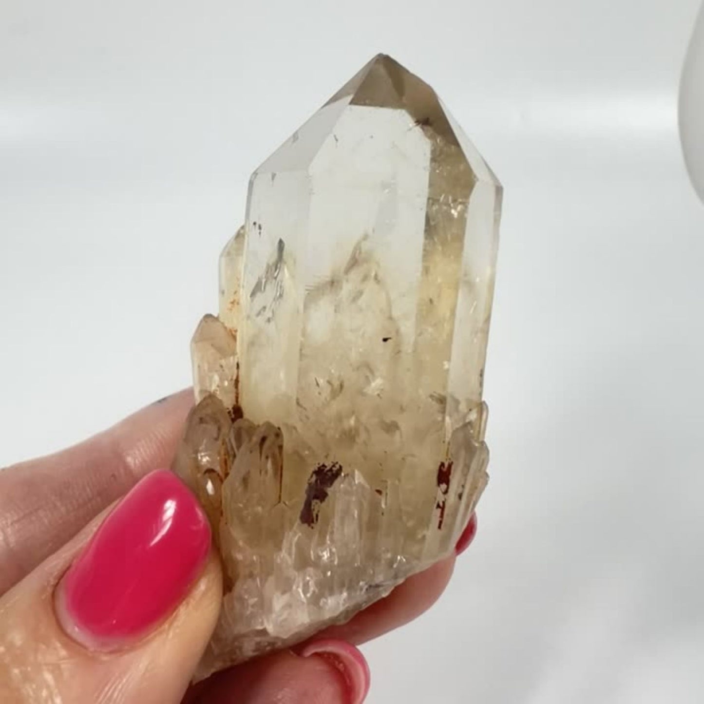Bright Translucent Congo Citrine Point – Clarity, Confidence & Rare Beauty