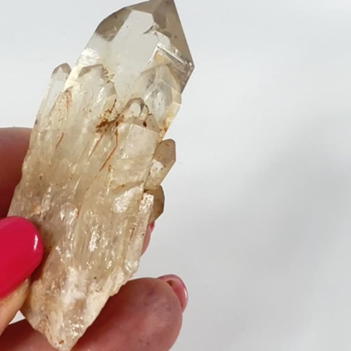 Bright Translucent Congo Citrine Point – Clarity, Confidence & Rare Beauty