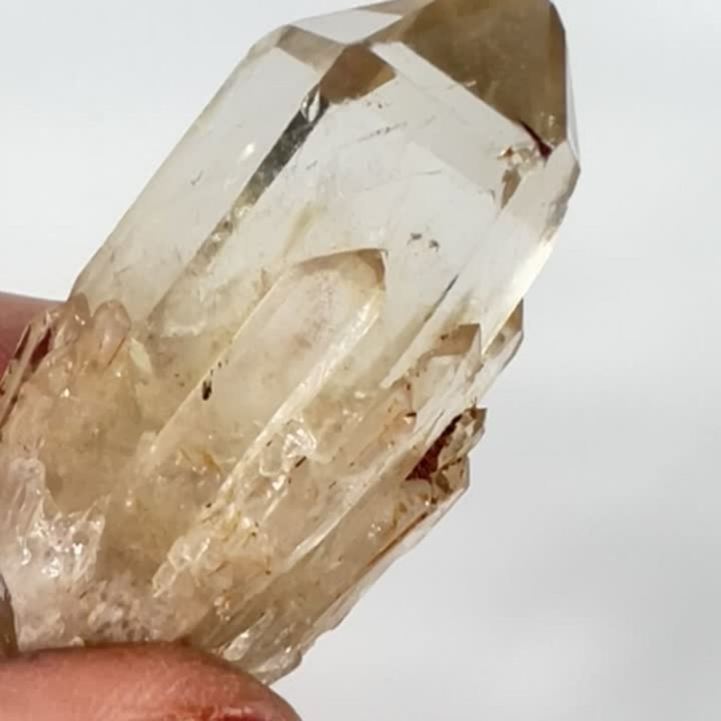Bright Translucent Congo Citrine Point – Clarity, Confidence & Rare Beauty