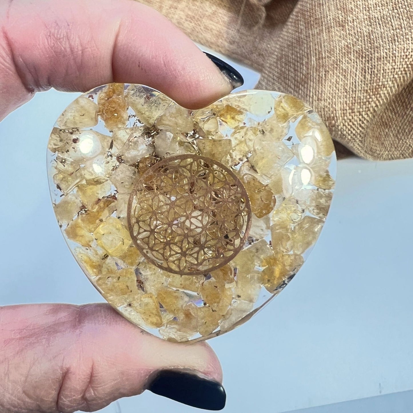 Orgonite Hearts – For Energy Balance, Emotional Calm & Vibrational Harmony
