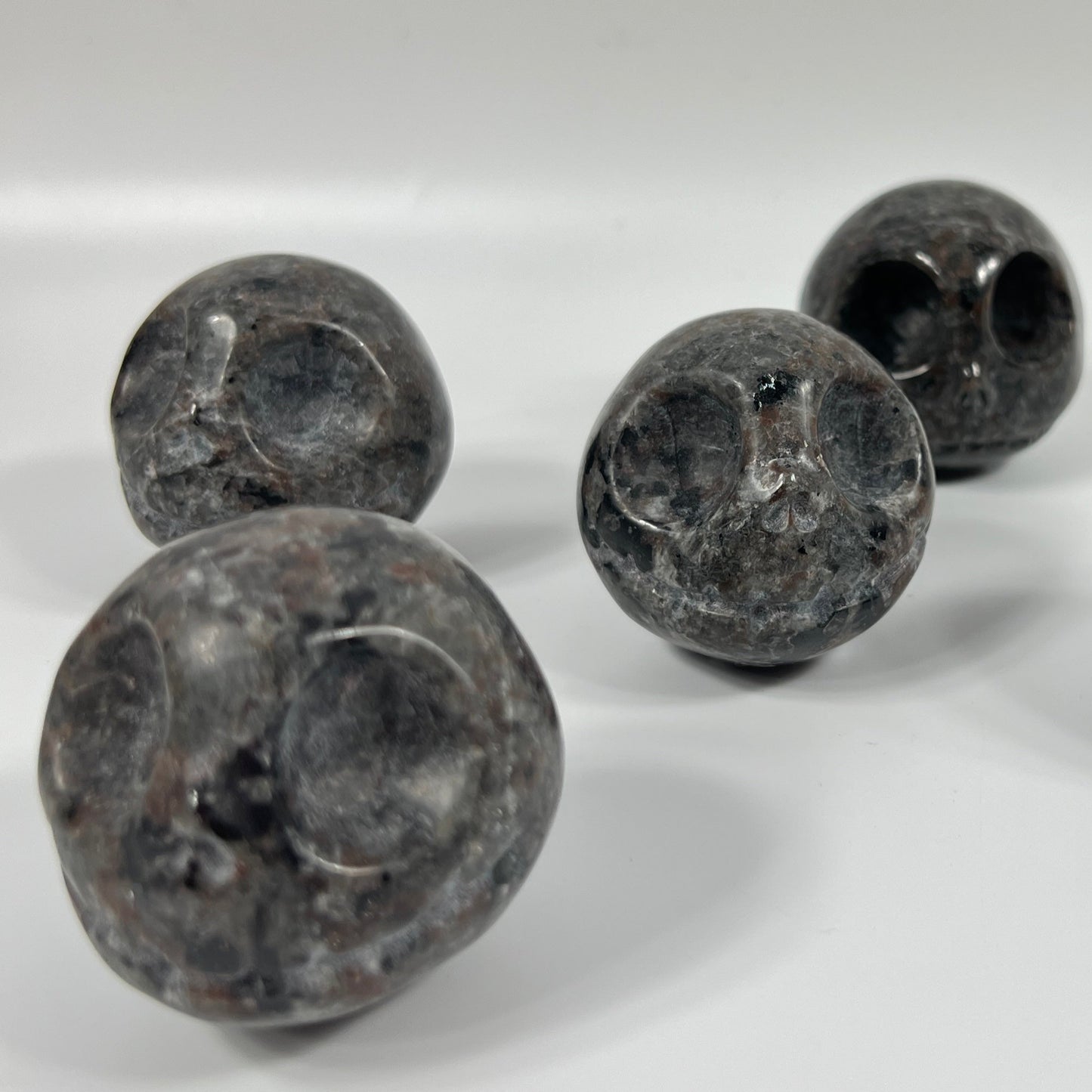 UV Reactive Yooperlite Jack Skellington Sphere – A Mesmerizing Glow with Spooky Charm Halloween Crystal