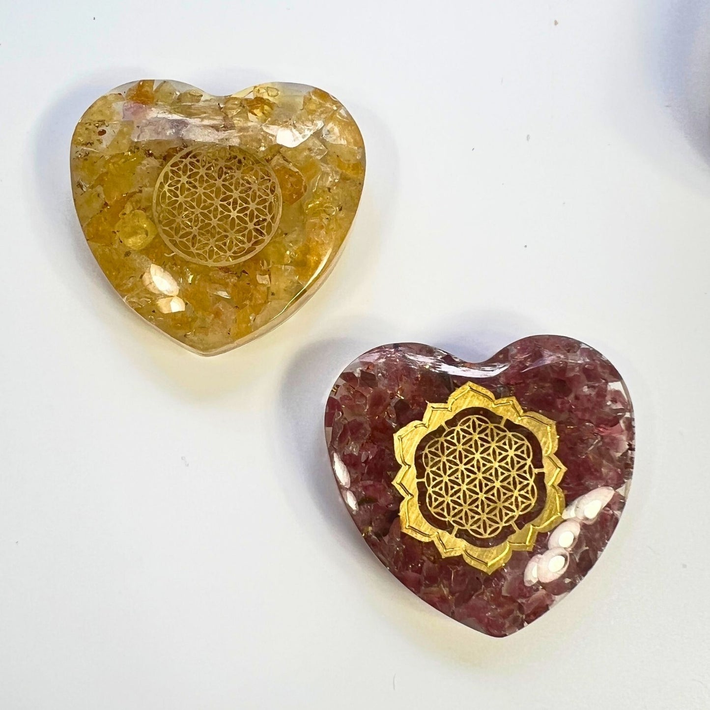 Orgonite Hearts – For Energy Balance, Emotional Calm & Vibrational Harmony