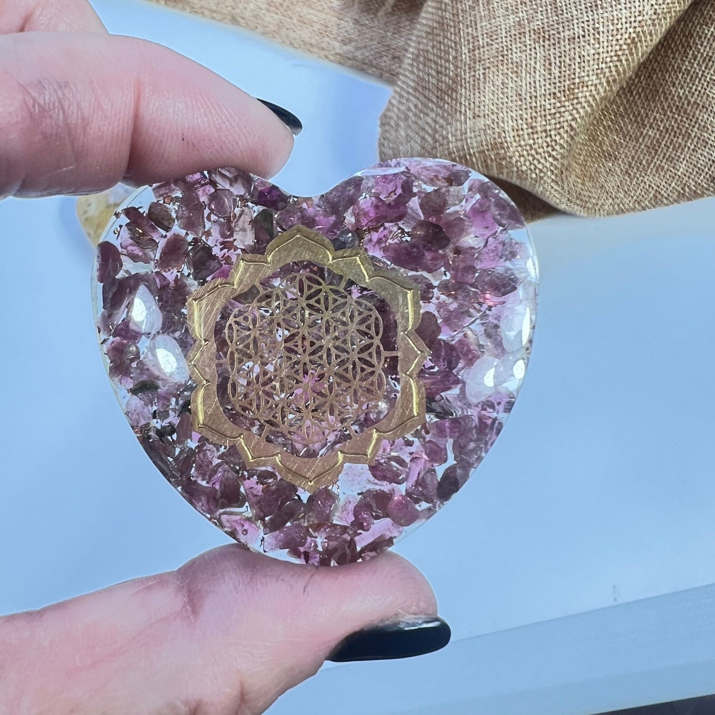 Orgonite Hearts – For Energy Balance, Emotional Calm & Vibrational Harmony