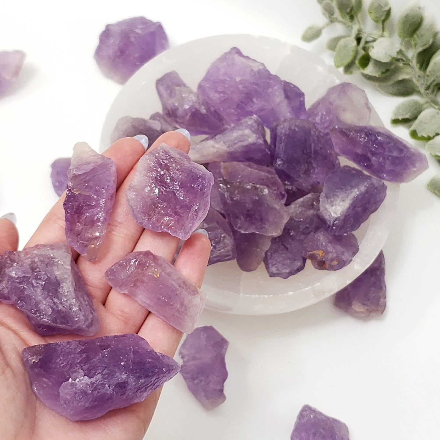 Premium Raw Lavender Amethyst Crystals