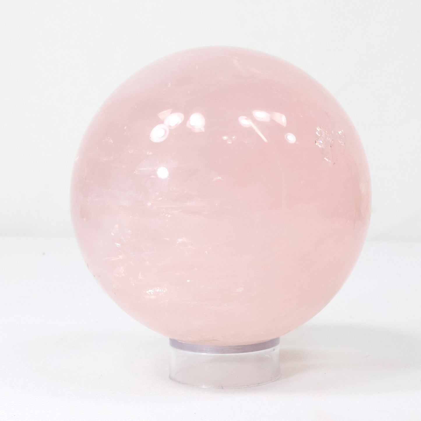 A+ Rose Quartz 85mm Sphere