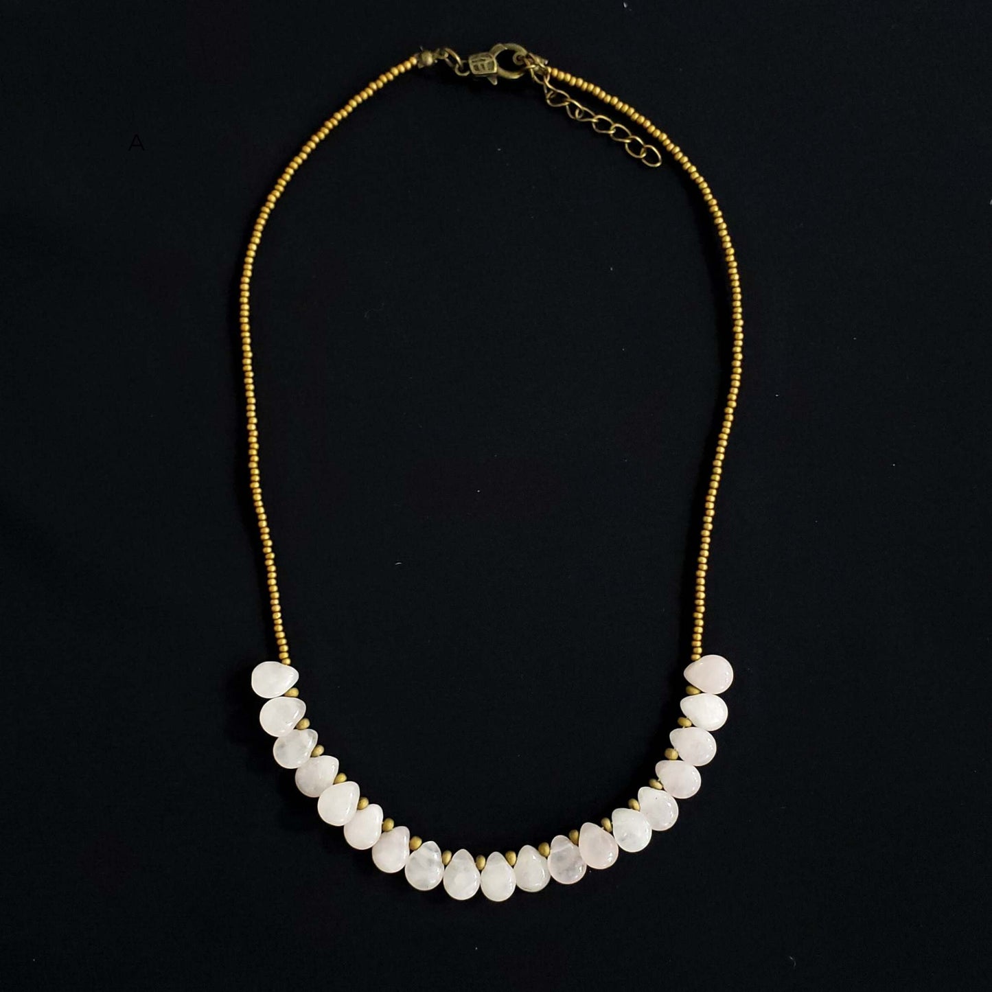 Rose Quartz Beaded Necklace