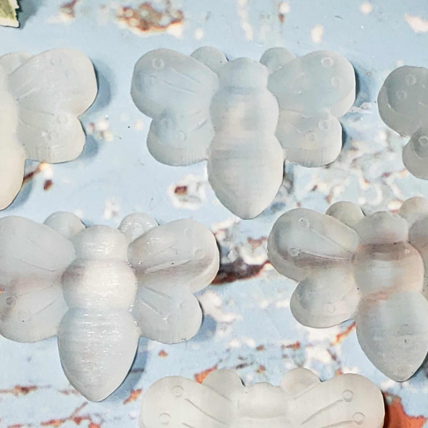 Satin Finished Selenite Bumble Bee: Healing White Light and Energy Clearing Crystal Gift