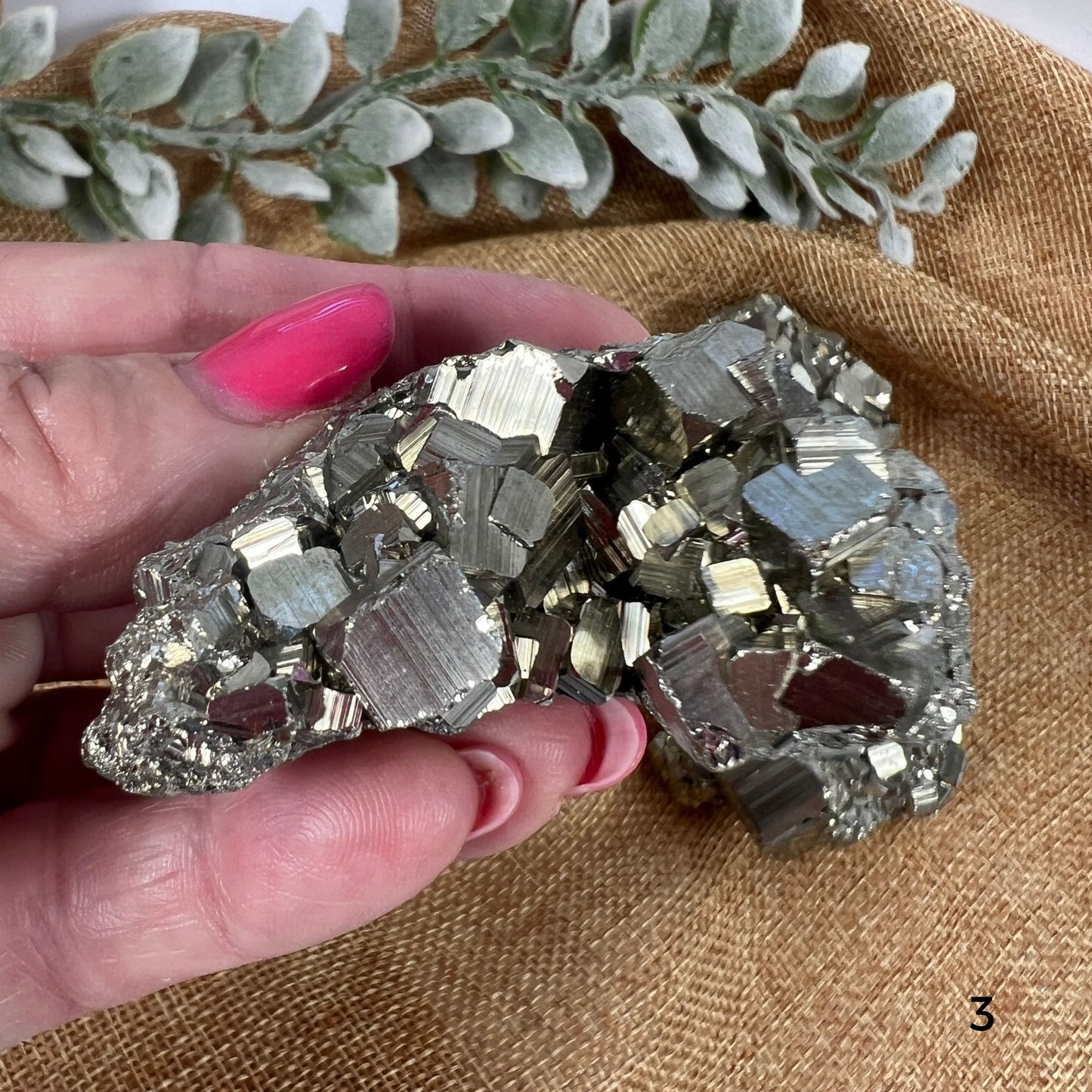Small Natural Pyrite Cluster – Protection, Confidence & Prosperity
