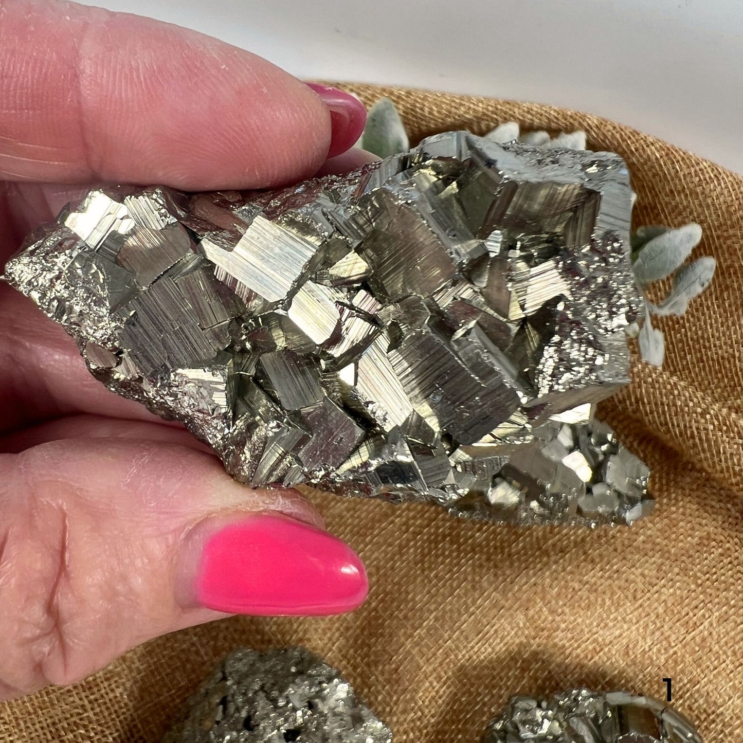 Small Natural Pyrite Cluster – Protection, Confidence & Prosperity