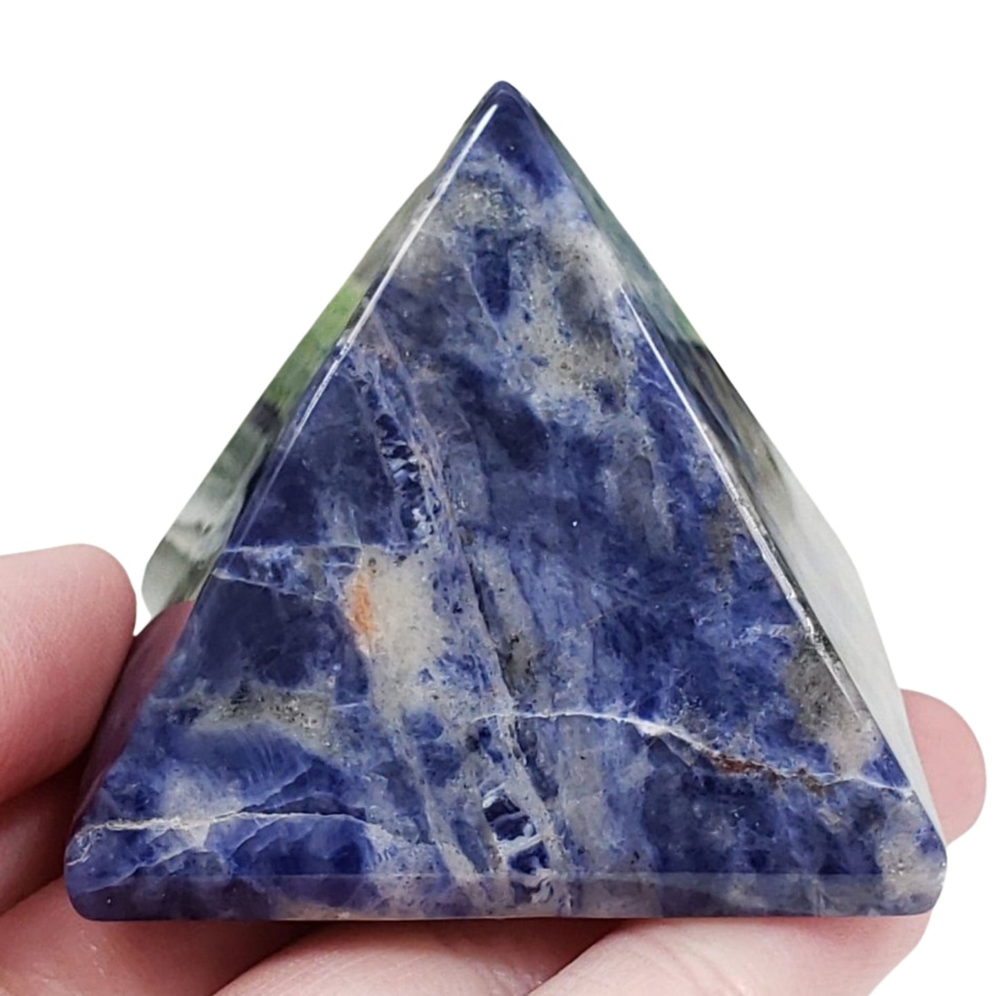 Sodalite Crystal Pyramid
