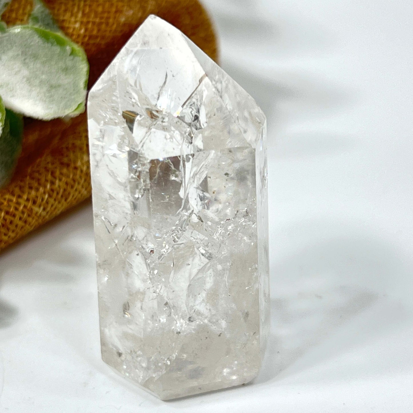 Rainbow Clear Quartz Point – Illumination, Focus & Elevated Energy