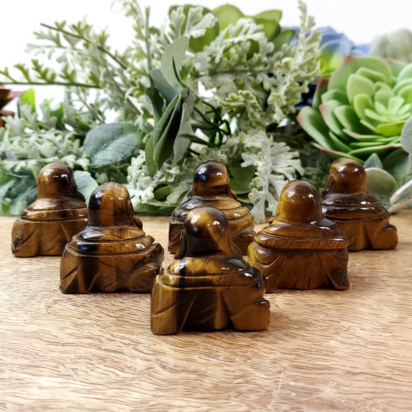 Tiger Eye Crystal Buddha - Crystal Happenings