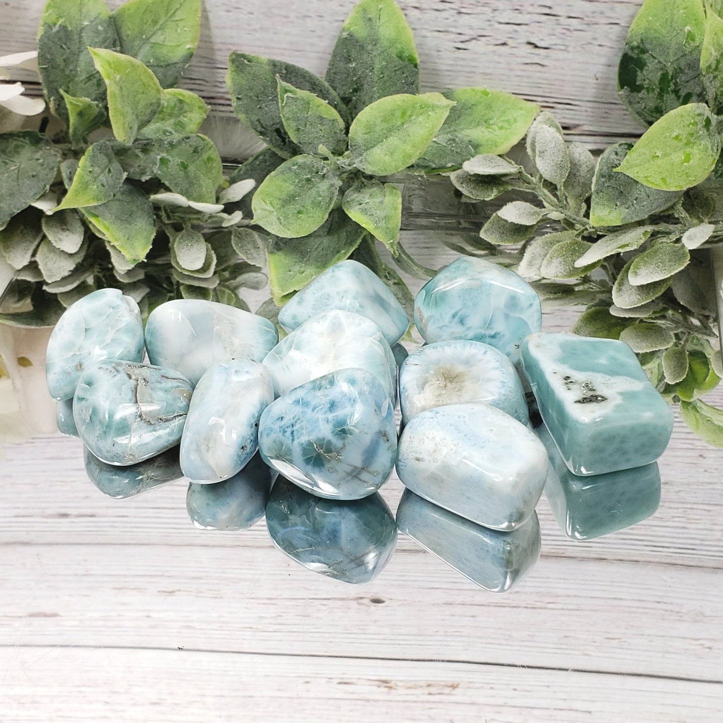 Larimar Tumbled Stone - Crystal Happenings