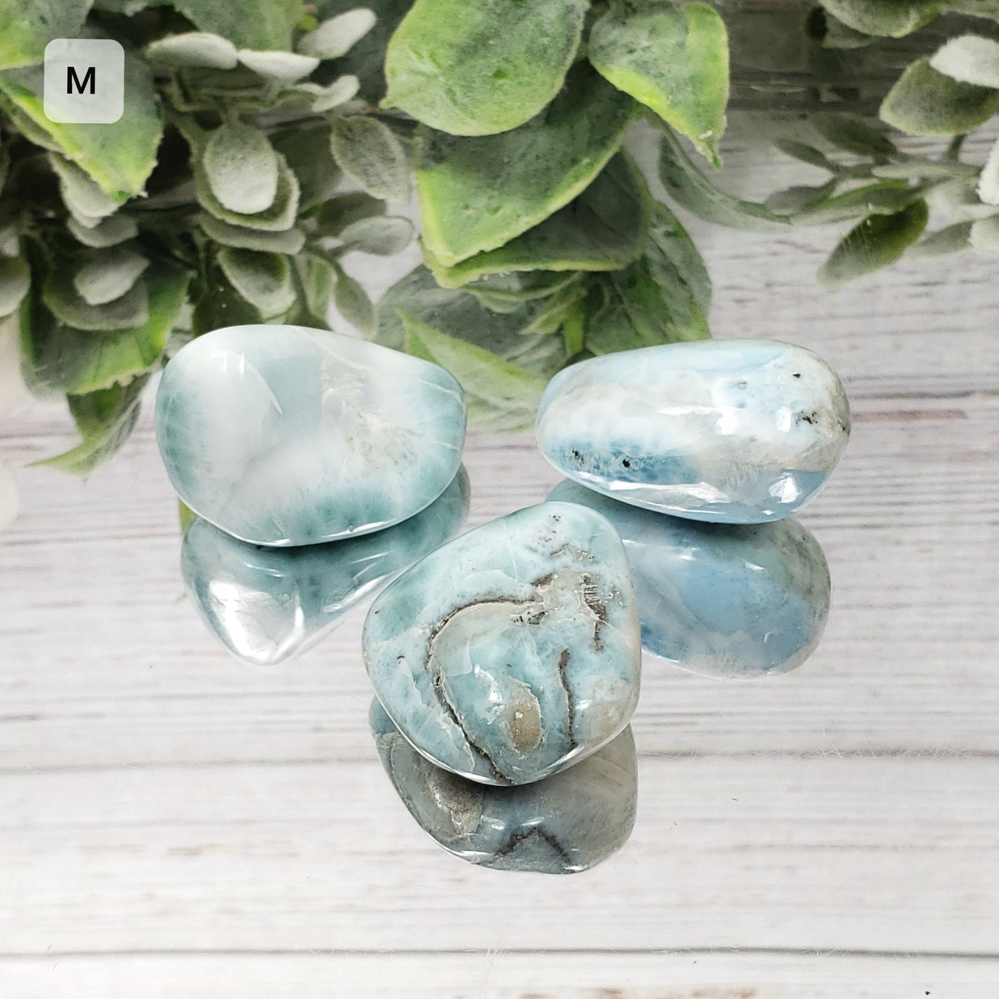 Larimar Tumbled Stone - Crystal Happenings