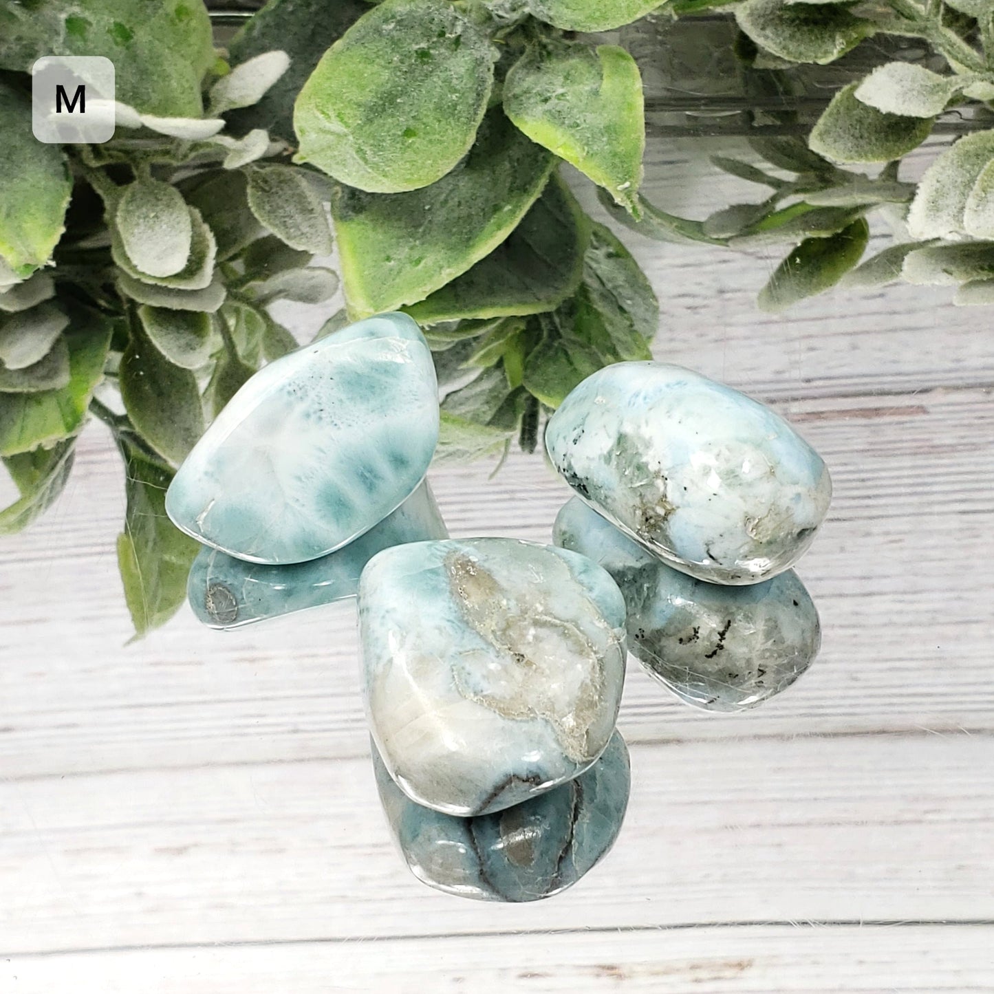 Larimar Tumbled Stone - Crystal Happenings