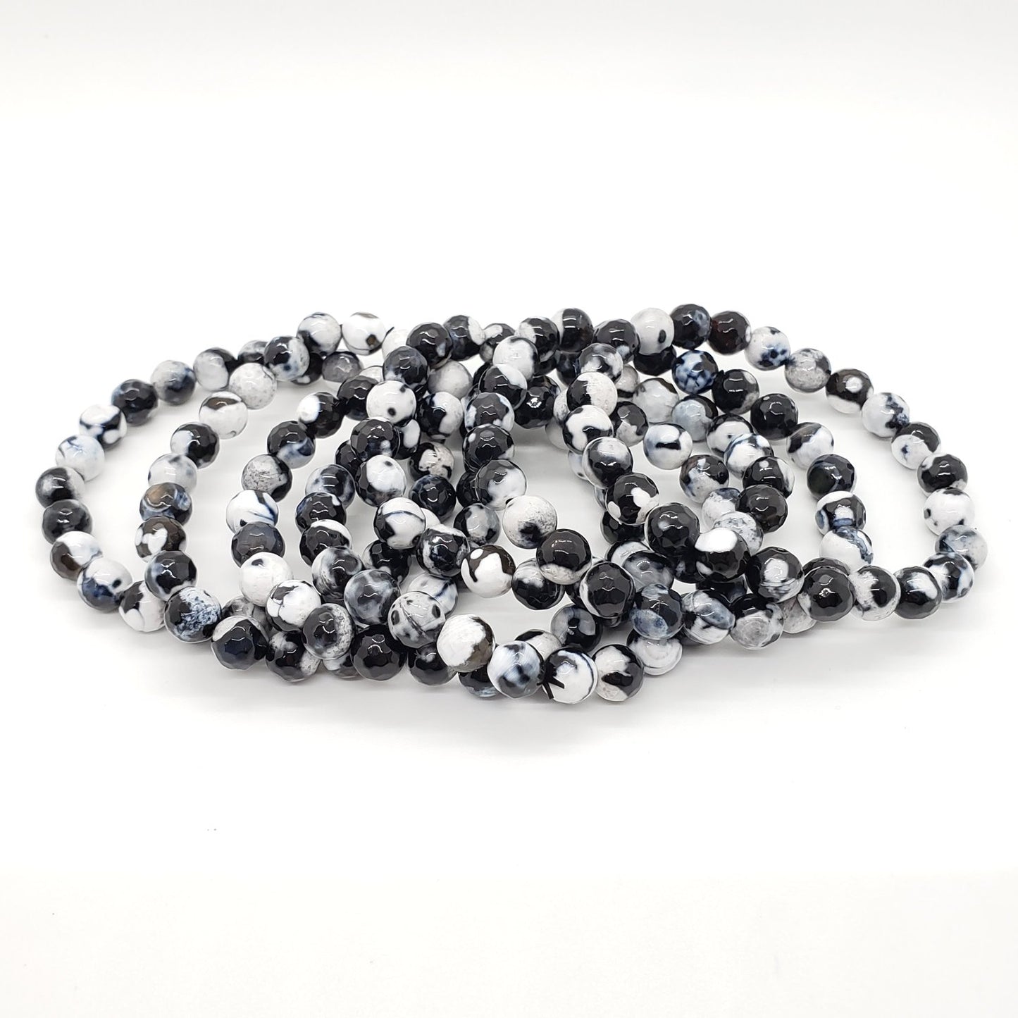 Orca Agate Faceted Bracelet - Crystal Happenings