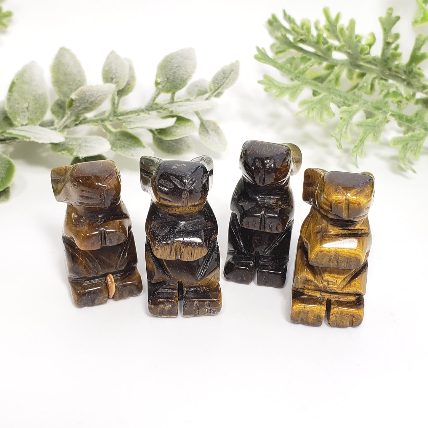 Tiger Eye Bunny for Confidence, Grounding, and Protection