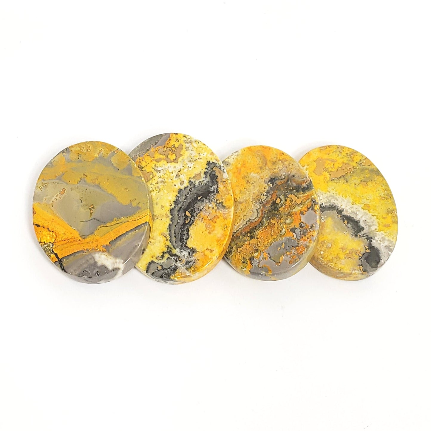 Bumble Bee Jasper Oval Pocket Stone