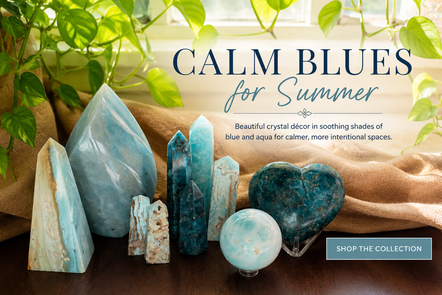 Calm Blue Crystals