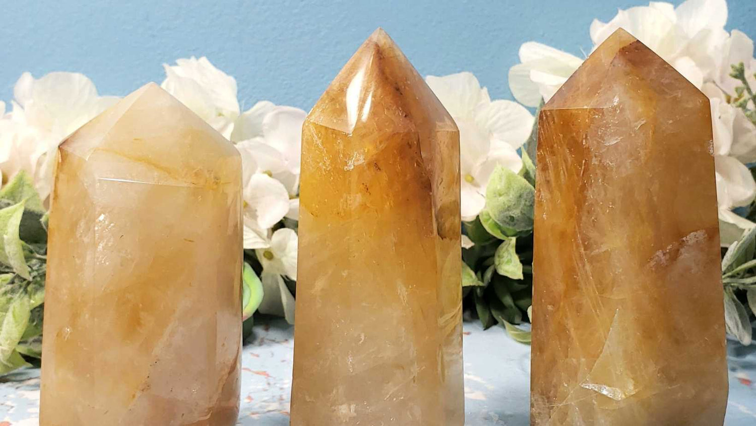 Golden Healer Quartz Crystal Collection