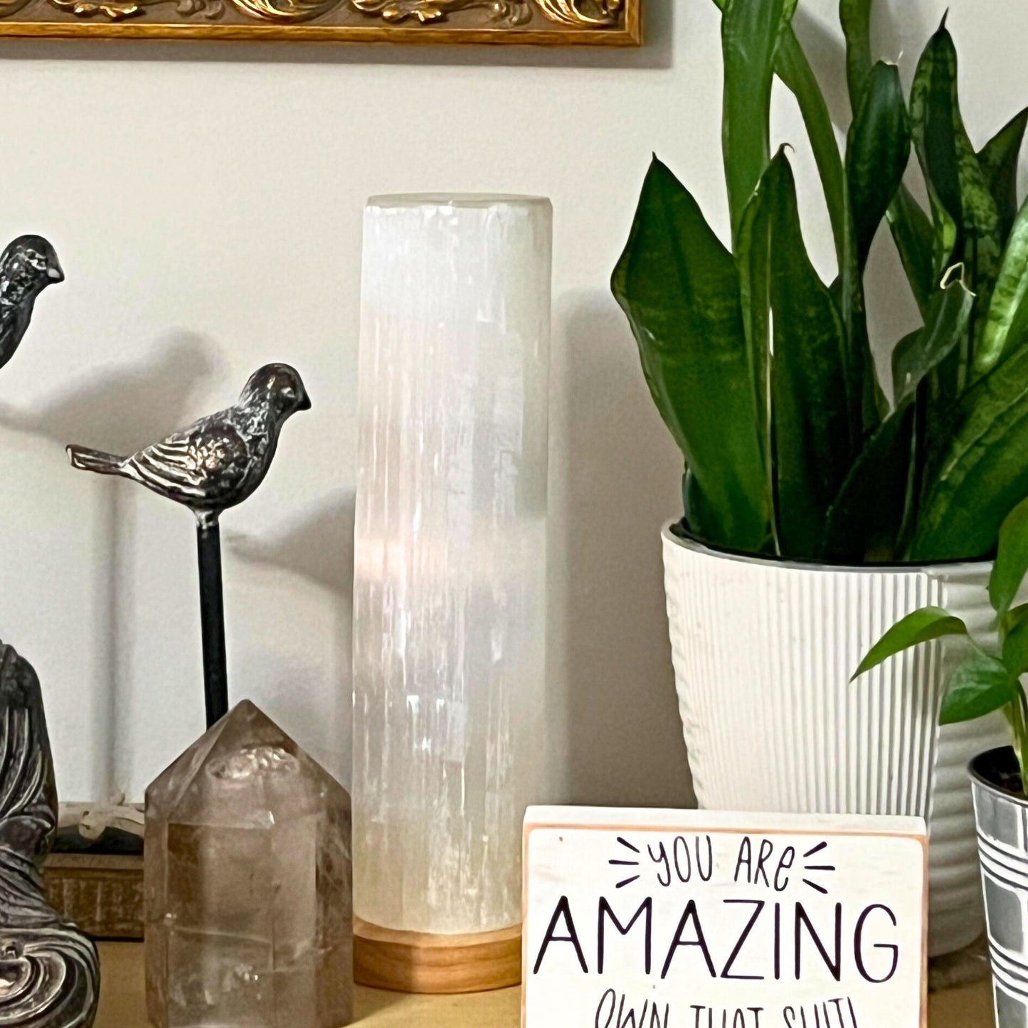Large Selenite Tower – For Cleansing, Calm, and Radiant Light