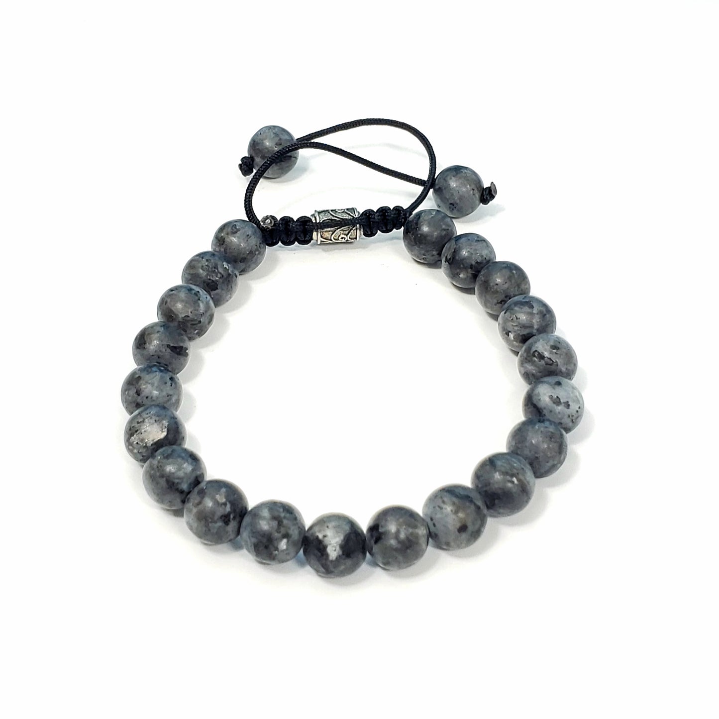 Larvakite Adjustable Bracelet | Grounding and Clarity