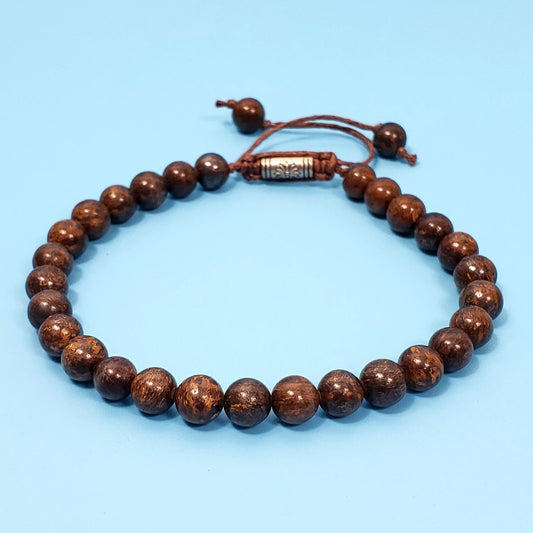 6mm Bronzite Crystal Adjustable Braclet
