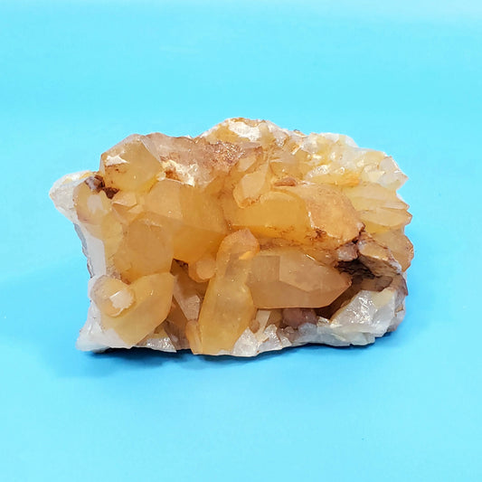 Tangerine Quartz Cluster - 1