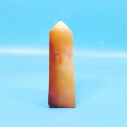 Carnelian Agate Point for Inspiration, Drive and Emotional Balance