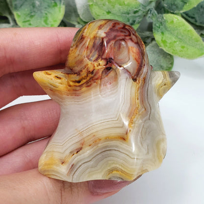 Crazy Lace Agate Ghost for Joy and Playfulness