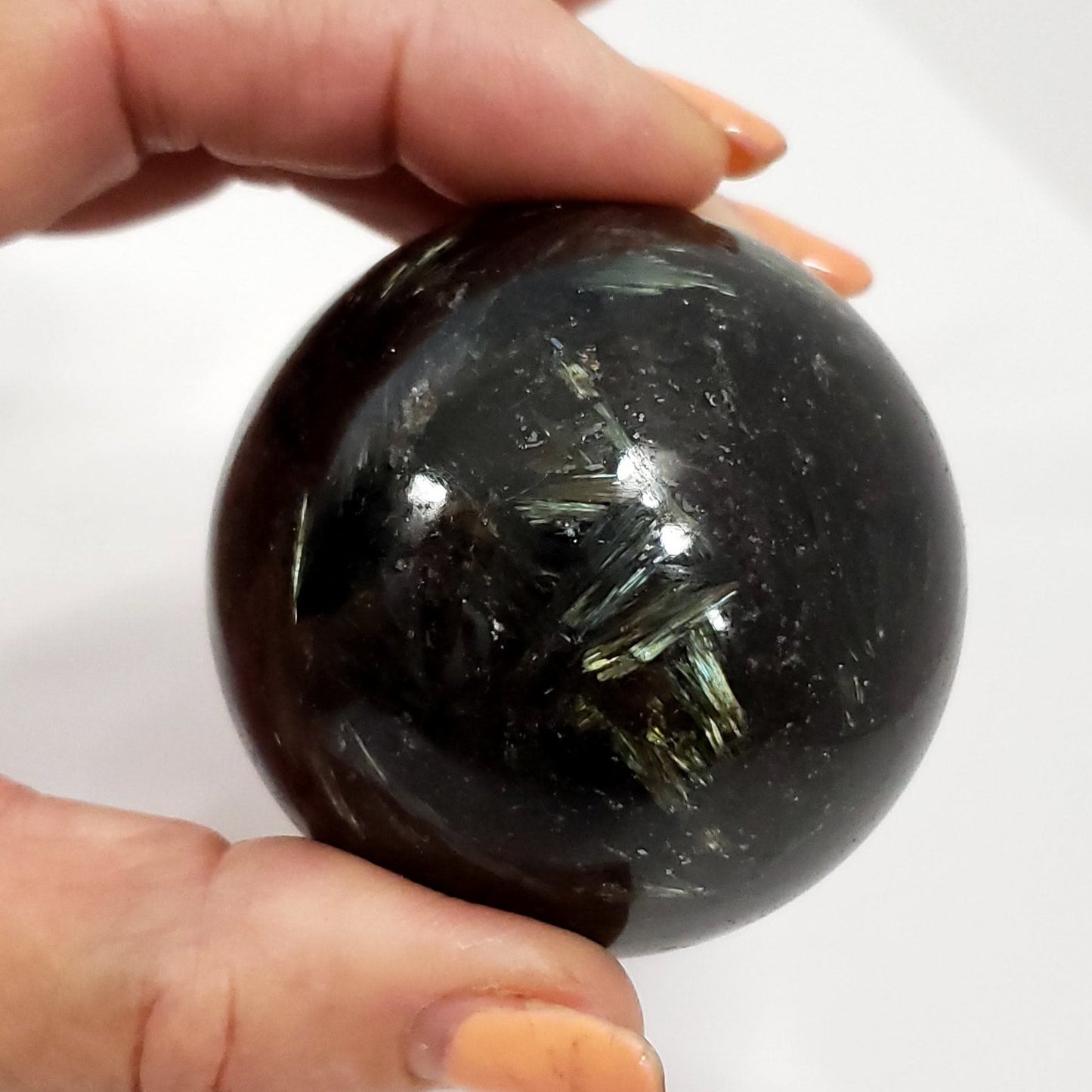Astrophyllite Crystal Sphere – A Rare Gem of Mystical Beauty and Spiritual Insight