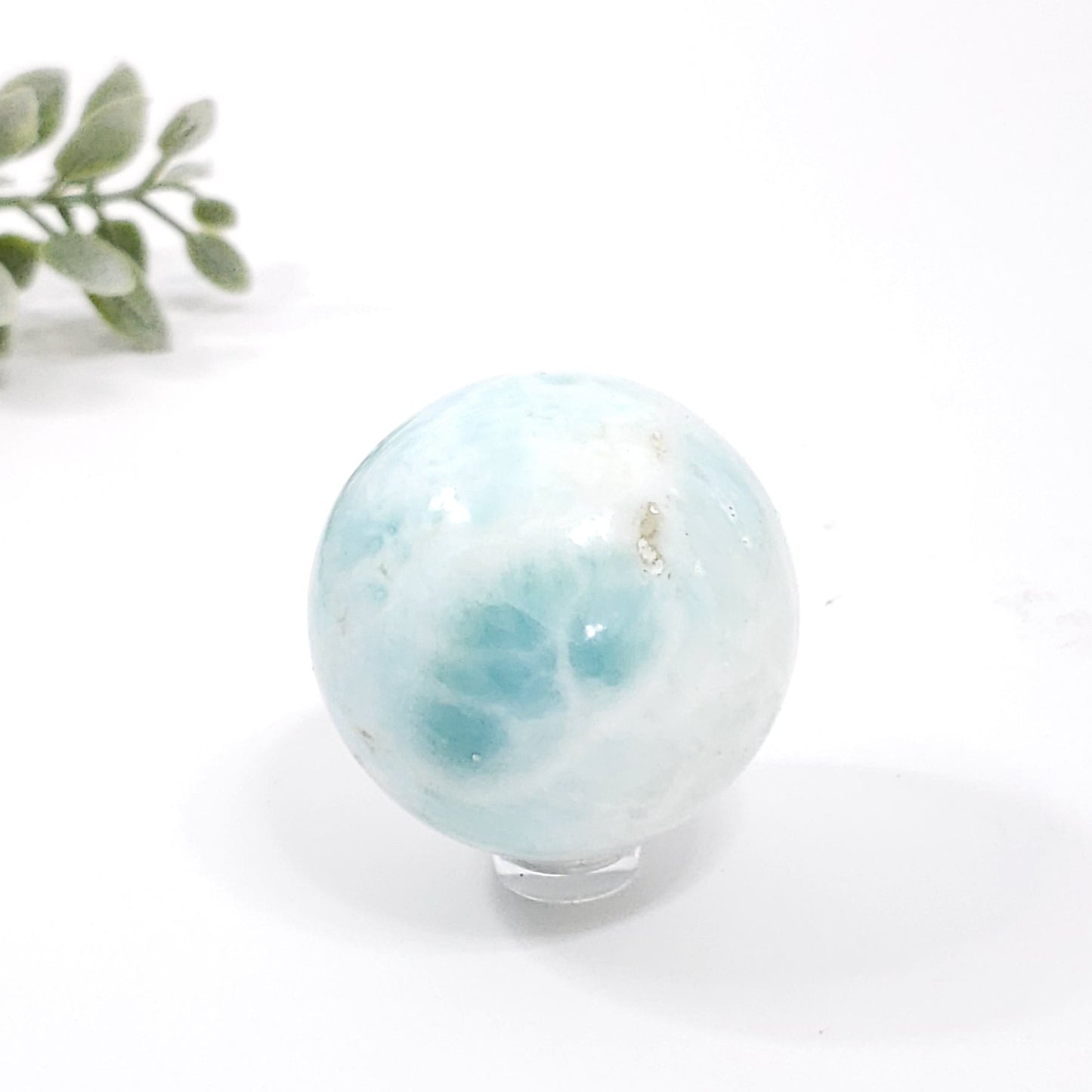 Blue Hemimorphite Sphere for Joy, Calm and Emotional Balance